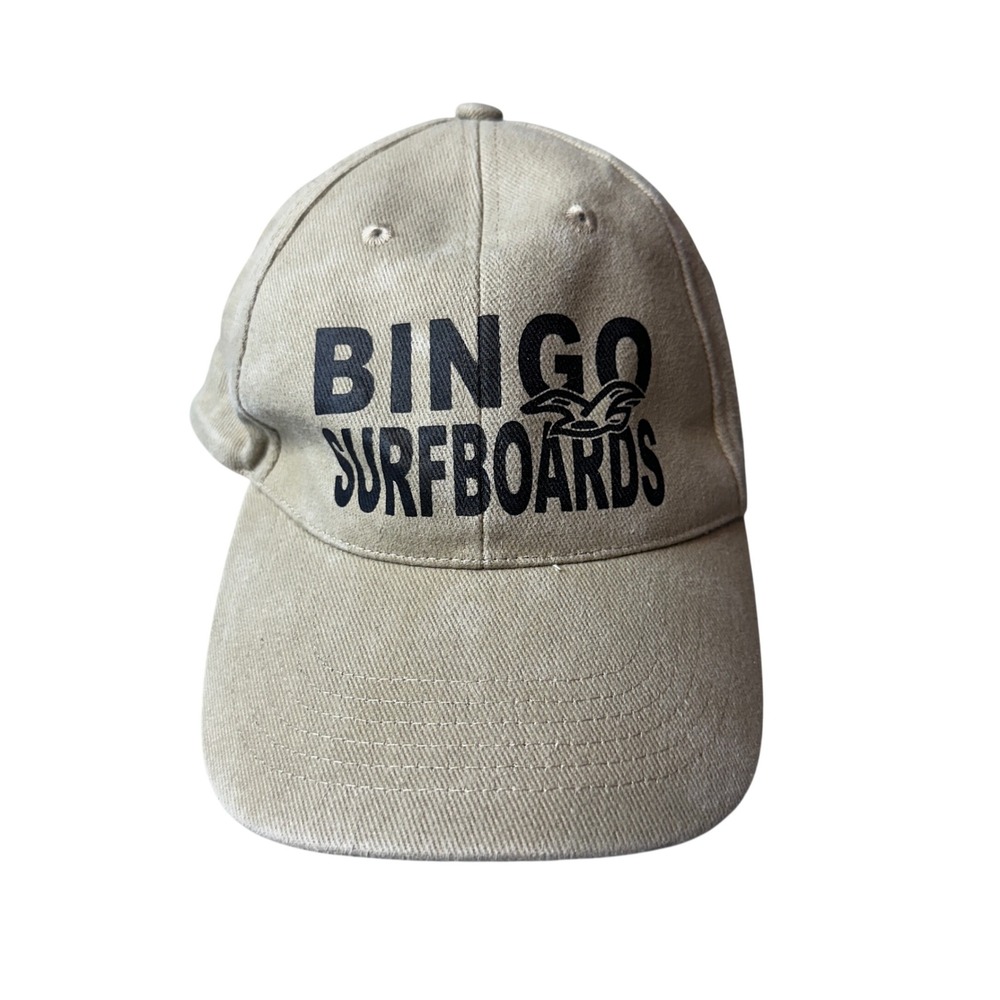 Fahrenheit Hat Mens OS Tan Bingo‎ Surfboards Baseball Cap Adjustable Khaki